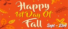 First Day Of Fall